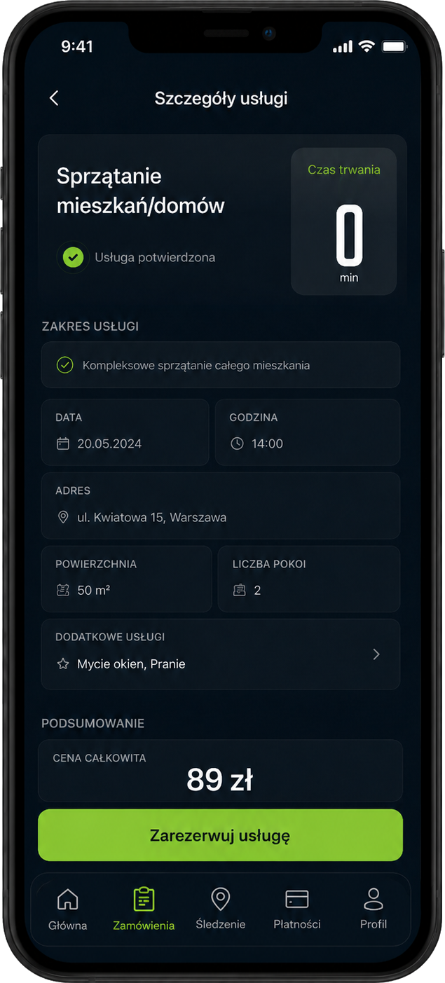 Szczegóły zlecenia