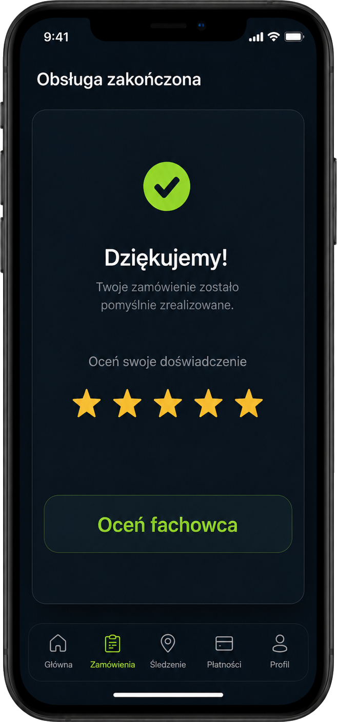 Zlecenie zakończone